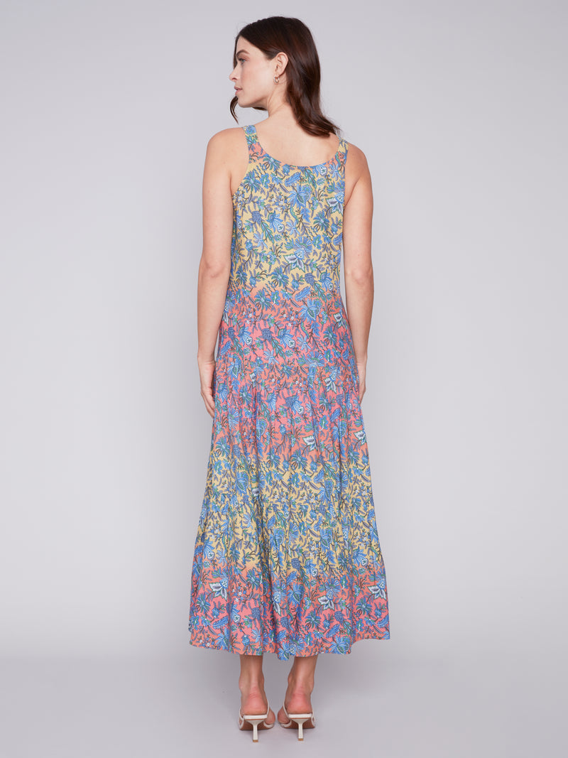 Charlie B Printed Midi Dress