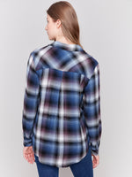 Charlie B Soft Plaid Blouse