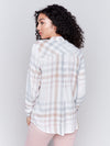 Charlie B Soft Plaid Blouse