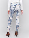 Charlie B Crinkle Printed Pants