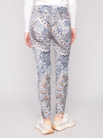 Charlie B Crinkle Printed Pants