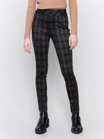 Charlie B Reversible Plaid Pant