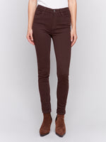 Charlie B Colored Twill Cuffed Pant