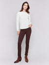 Charlie B Colored Twill Cuffed Pant