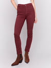 Charlie B Colored Twill Cuffed Pant