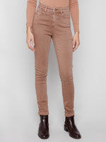 Charlie B Colored Twill Cuffed Pant