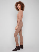 Charlie B Colored Twill Cuffed Pant