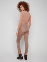 Charlie B Colored Twill Cuffed Pant