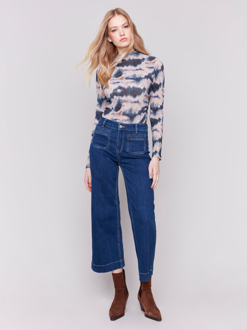 Charlie B Patch Pocket Jeans