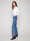 Charlie B Bootcut Jeans w/Embroidery