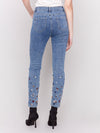 Charlie B Jeans w/ Embroidery and Pearls