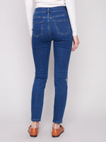 Charlie B Beaded Skinny Leg Jeans