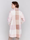 Charlie B Plaid Boucle Coat