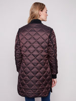 Charlie B Quilted Metallic Jacket