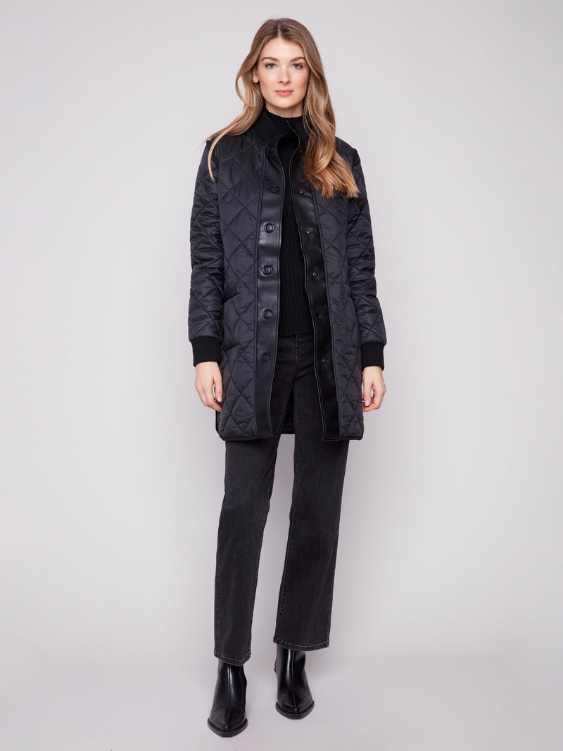 Charlie B Reversible Puffer Coat
