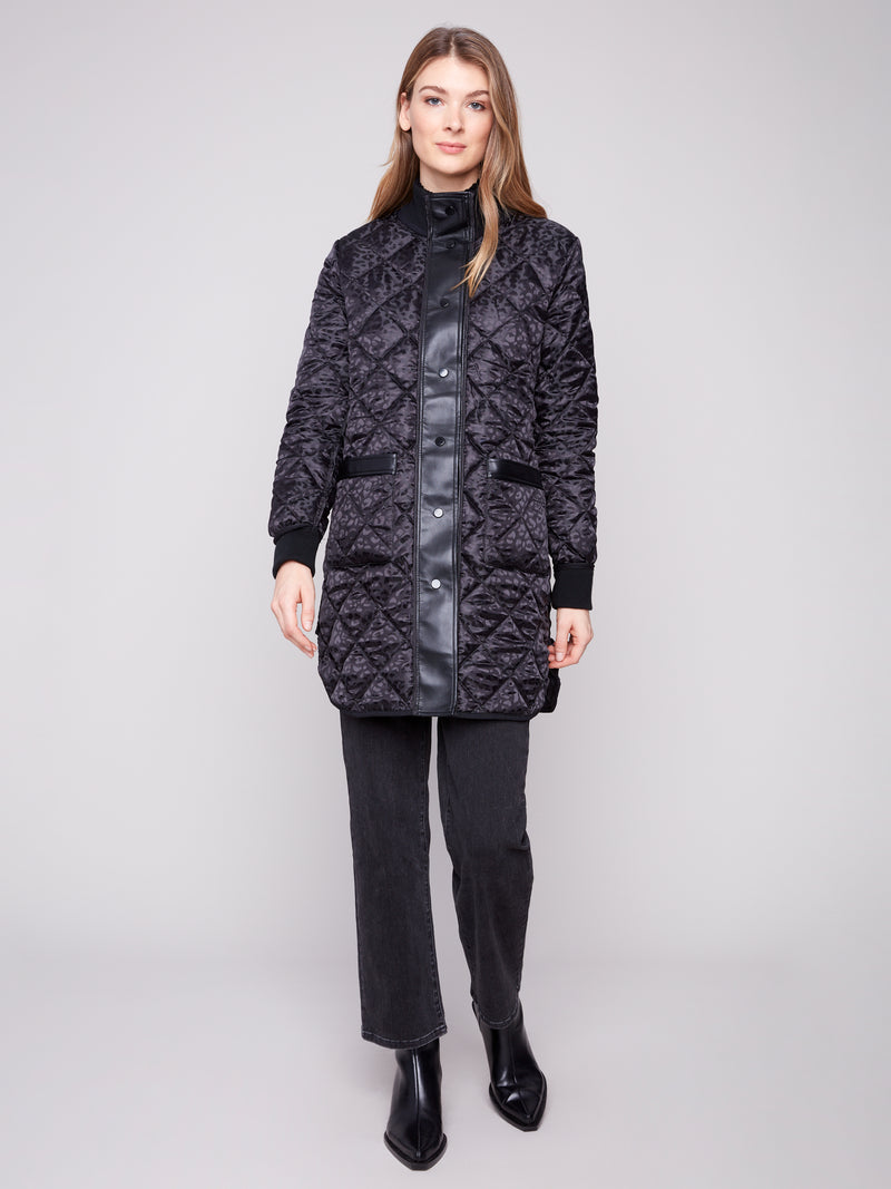 Charlie B Reversible Puffer Coat
