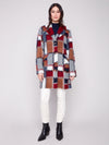 Charlie B Printed Knit Fall Jacket