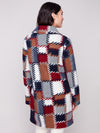 Charlie B Printed Knit Fall Jacket