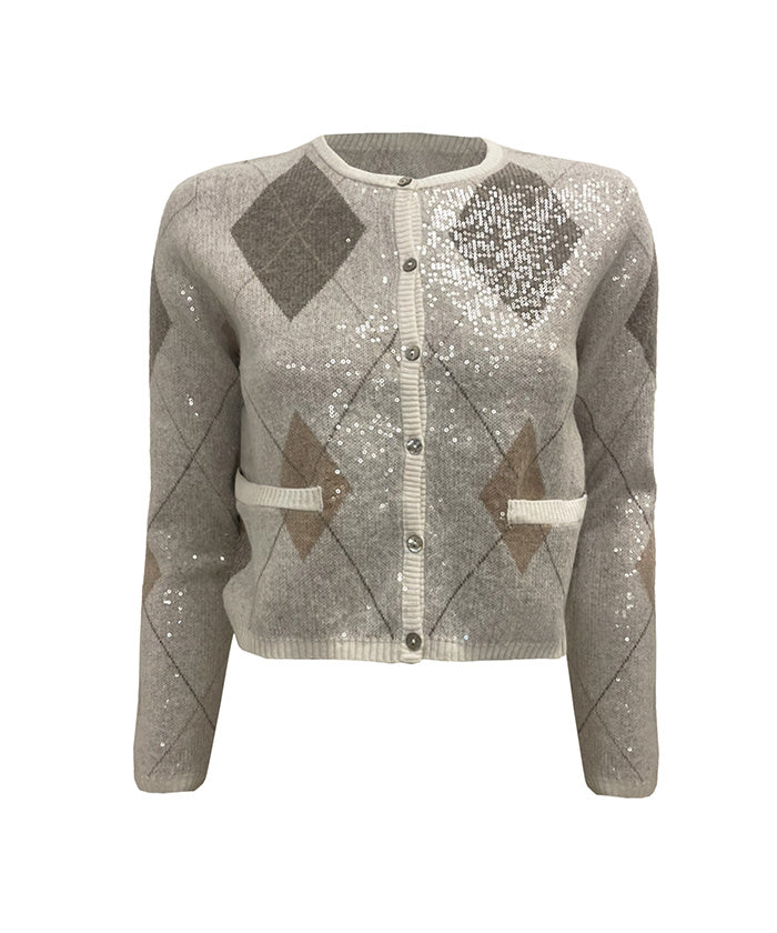 Point Zero Argile Sweater w/Sequins