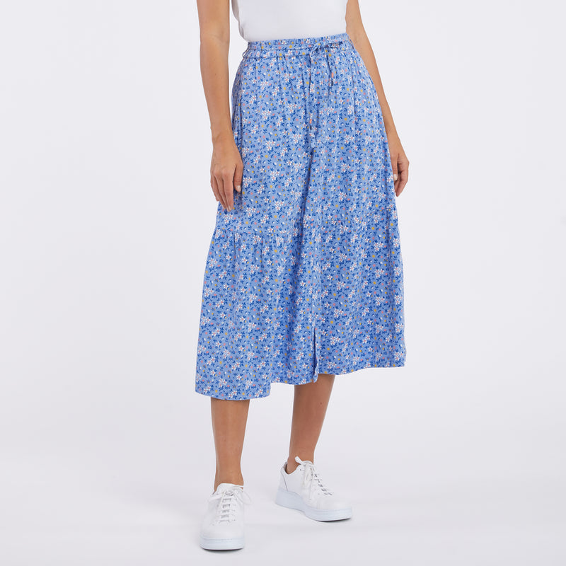 Ragwear Floral Midi Skirt