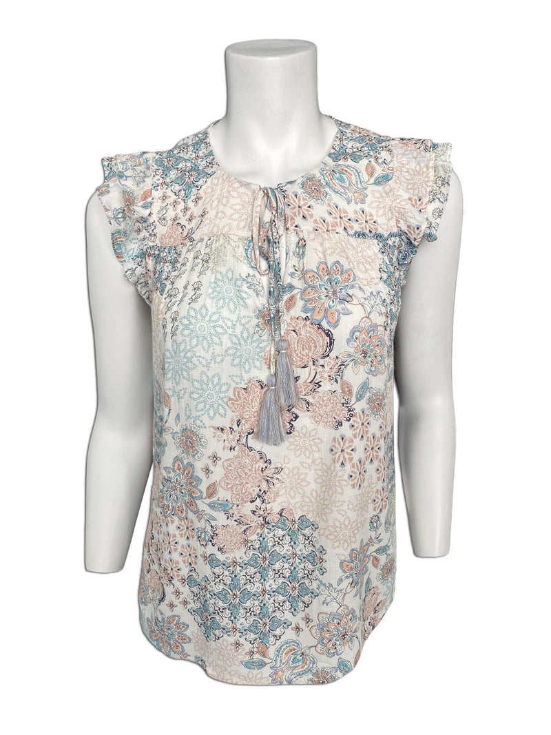 Motion Printed Summer Blouse