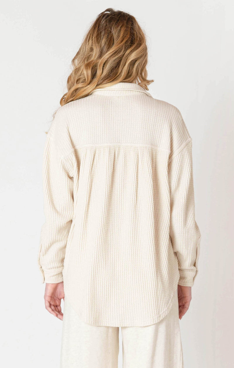 Dex Waffle Knit Jacket/Top
