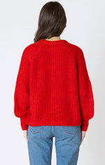 Dex Crewneck Textured Cardigan
