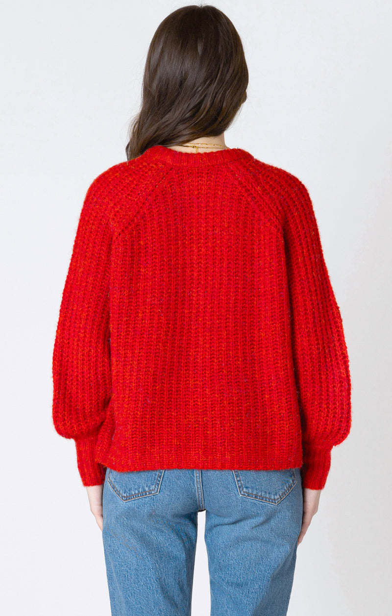 Dex Crewneck Textured Cardigan