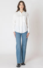 Dex Textured Button Up Blouse