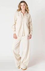 Dex Waffle Knit Jacket/Top