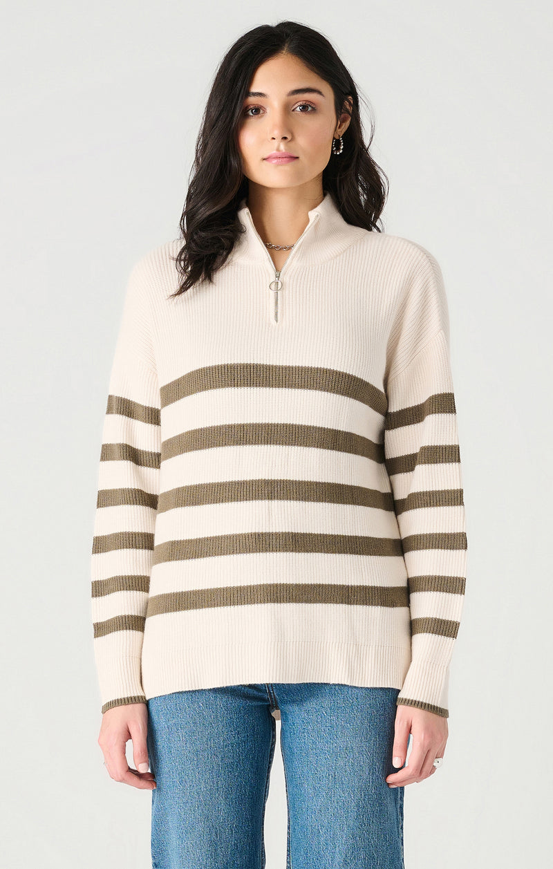 Dex Sweater w/Zippered Collar