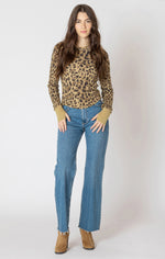 Dex Leopard Print Waffle T-Shirt