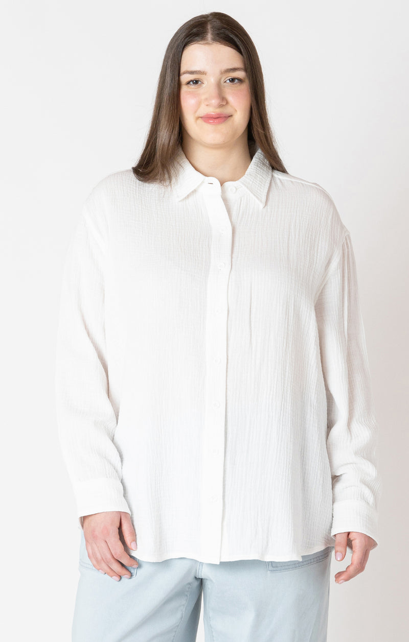 Dex Plus Bubble Cotton Blouse