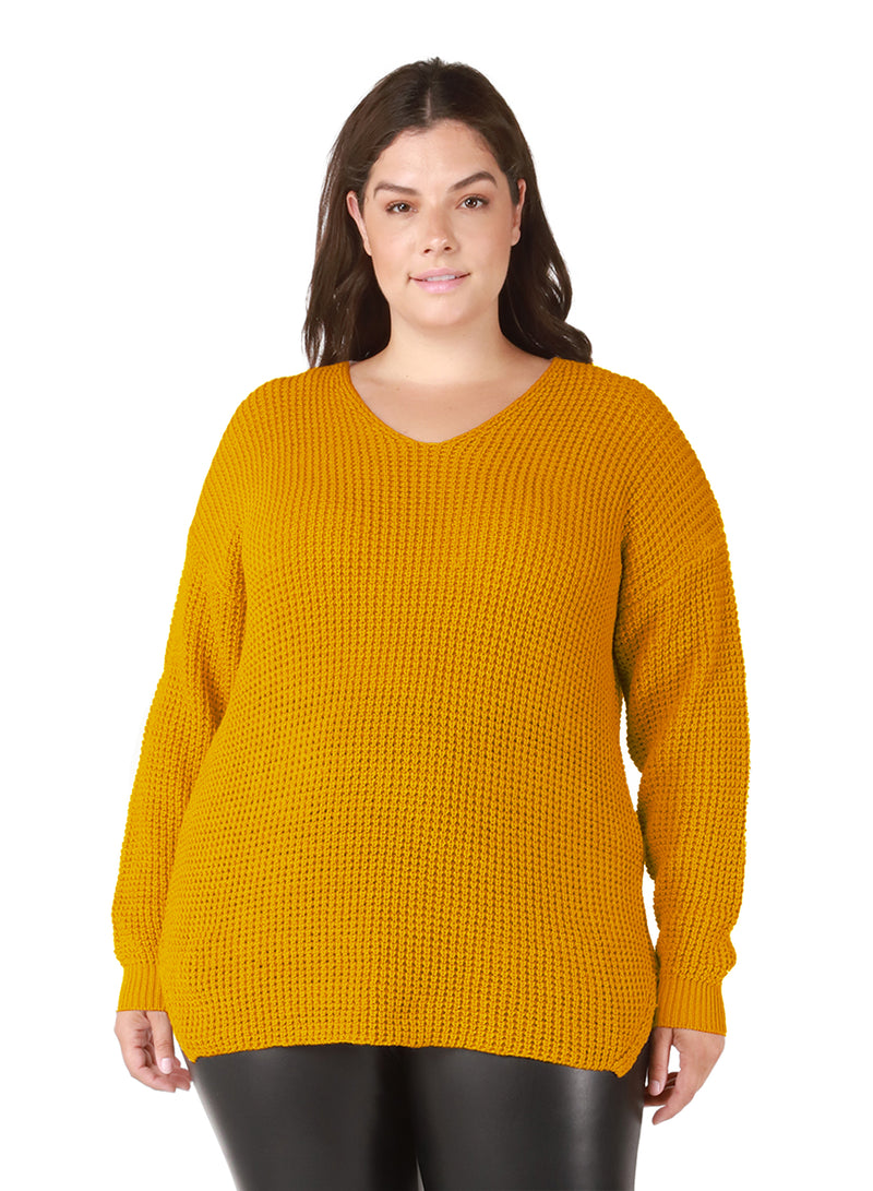 Dex Plus Bevelled Hem Sweater