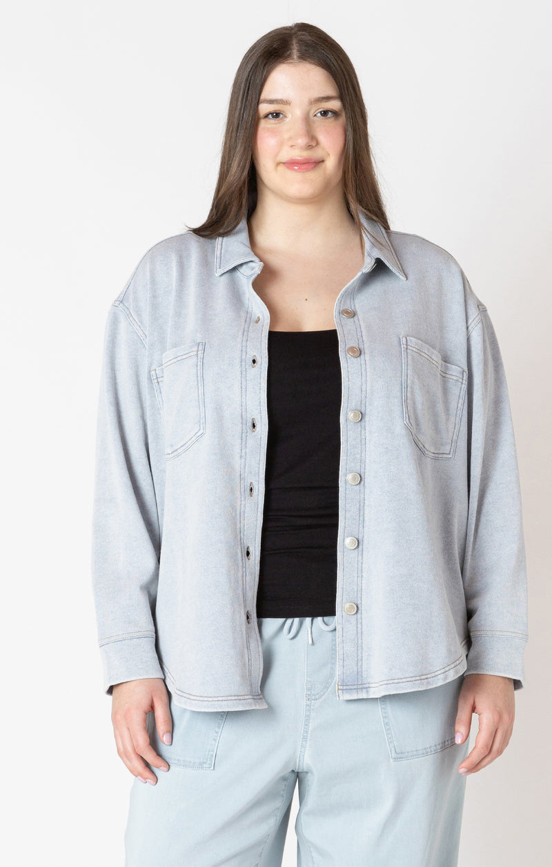 Dex Plus Knit Denim Jacket