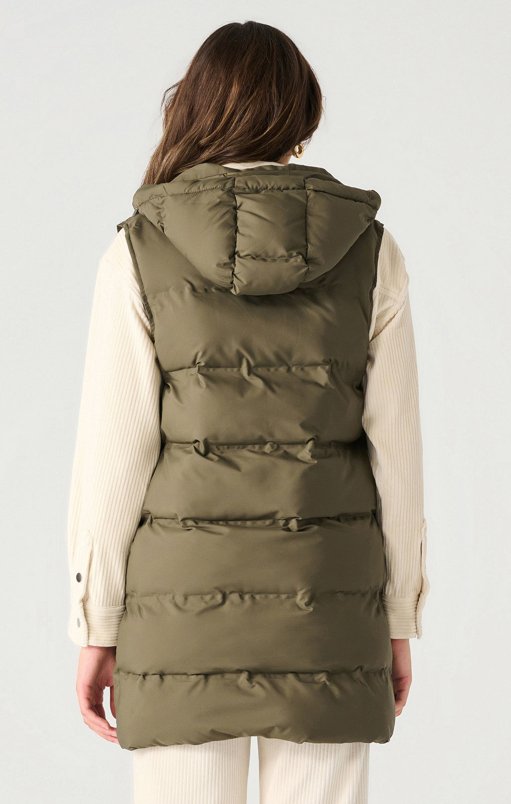 Dex Long Line Puffer Vest