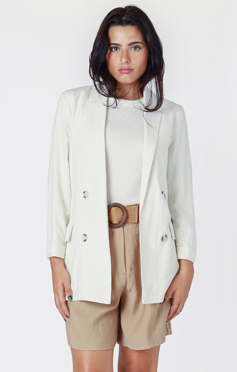 Room 34 Linen Blend Blazer