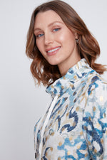CYC Printed Casual Cowl Neck Top