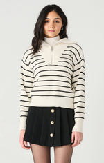 Dex Zippered Collar Sweater