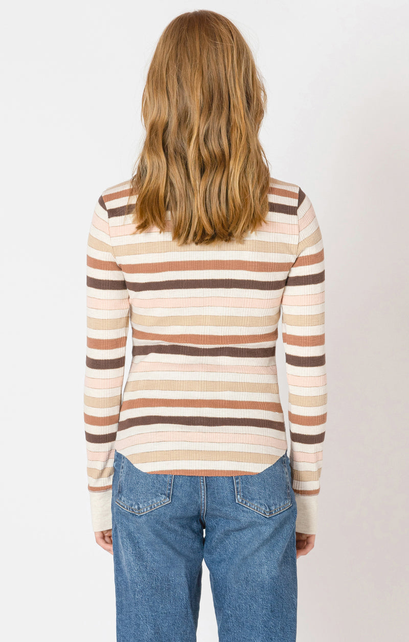 Dex Ribbed Crew Neck T-Shirt
