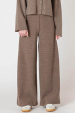 Room 34 Wide Leg Ribbed Knit Pant