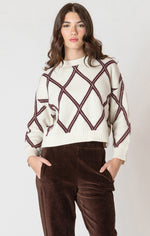 Dex Diamond Check Sweater