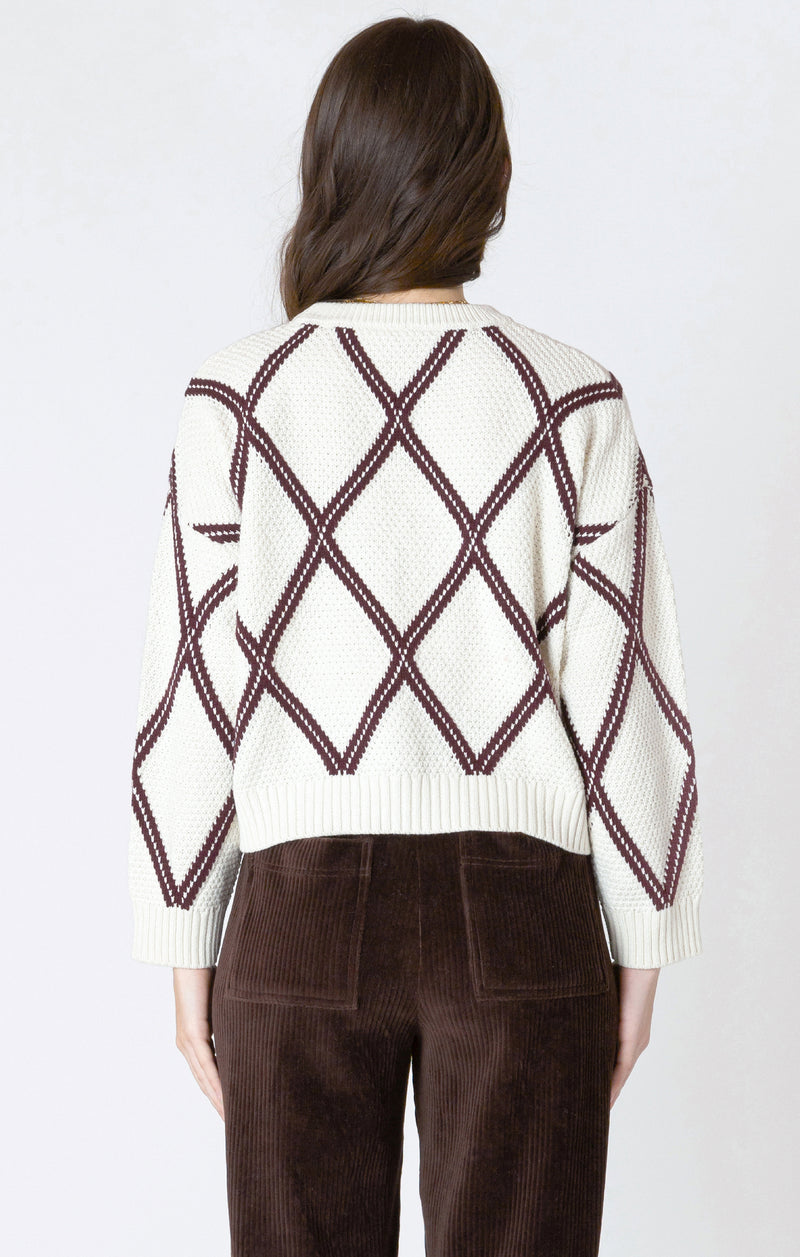 Dex Diamond Check Sweater