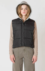 Room 34 Vest w/Removable Hood