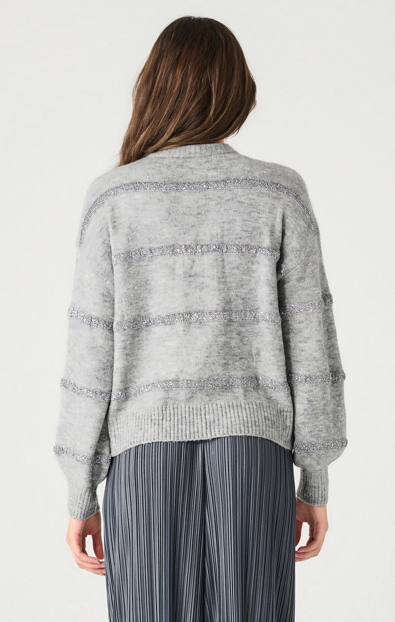 Dex Sequin Stripe Sweater