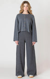 Room 34 Wide Leg Ribbed Knit Pant