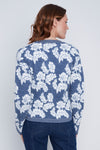 CYC Cardigan w/Leaf Print