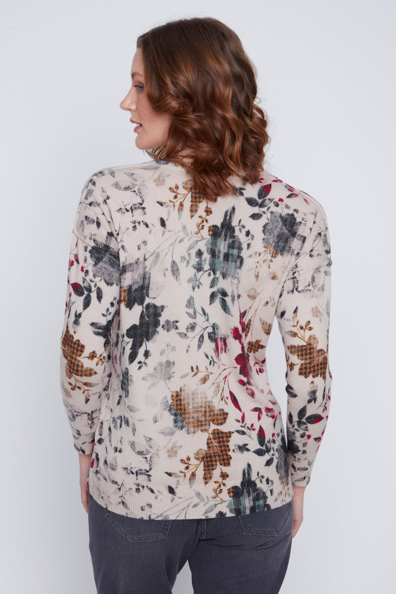 CYC V-Neck Floral Sweater