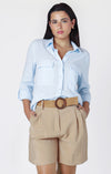 Room 34 Classic Tab Sleeve Blouse