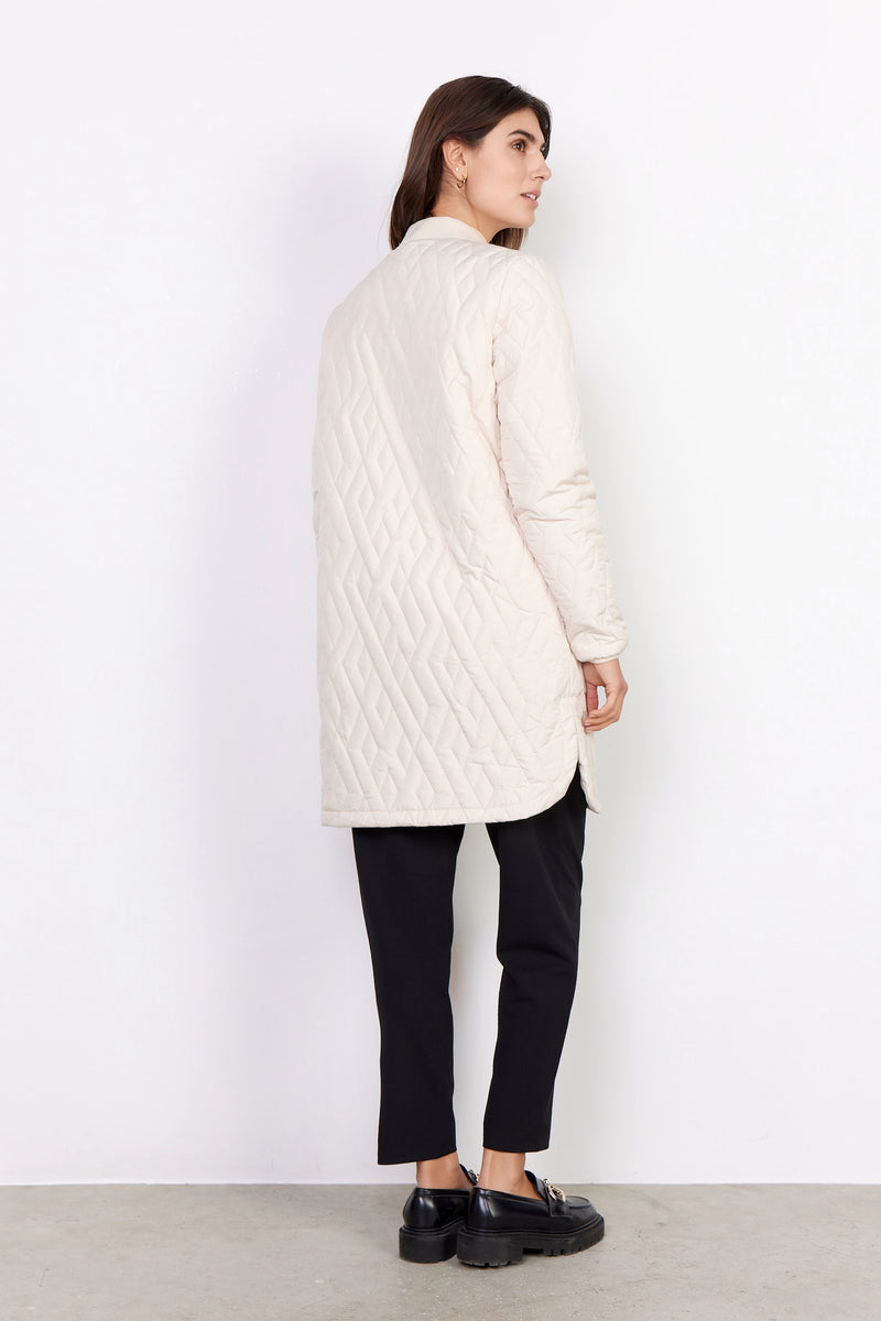 Soya Concept Quilted Mid-Length Coat
